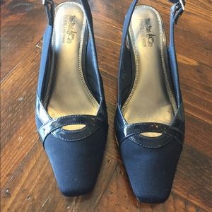 Coach navy shoes